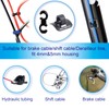 VANSIHO Bike Brake Cable Guide Kit: Precision 4 Sets Alloy