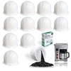 12 Pack WGCM350 Activated Carbon Water Filter Pods Replacement for