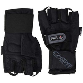 Chiba Men's Wrist Guard Protect Training Glove-Black, Small