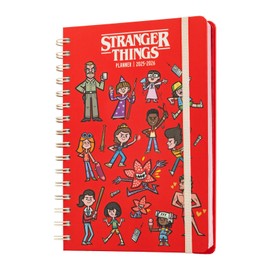 Grupo Erik Calendar 2026 Book Calendar School Calendar 2025/2026 Stranger Things - Diary School Planner 2025 2026 A5 Students Ring Binder A5 Gift School School Boy and Girl