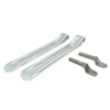 HGW 2 x Trailer Side Hinge with Diameter 15 mm