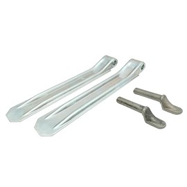 HGW 2 x Trailer Side Hinge with Diameter 15 mm Welding Bolt/Hinge Set for Car Trailers (540 mm)