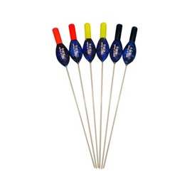SRG Pole Floats SRG108 Pack of 6 x Pole Floats 'Hybrid' Power Big Head Fiberglass Stem choose from (0.2g / 0.3g) (6 x 0.3g (6 x Red Tip))