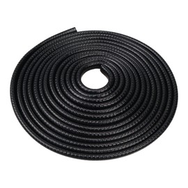 AcbbMNS 32.8Ft (10M) Car Door Edge Guards 7mm x 10mm U Shape Rubber Seal Strip Edge Trim Guard Protection Car Door Edge Protector Anti-Collision Strip, Black