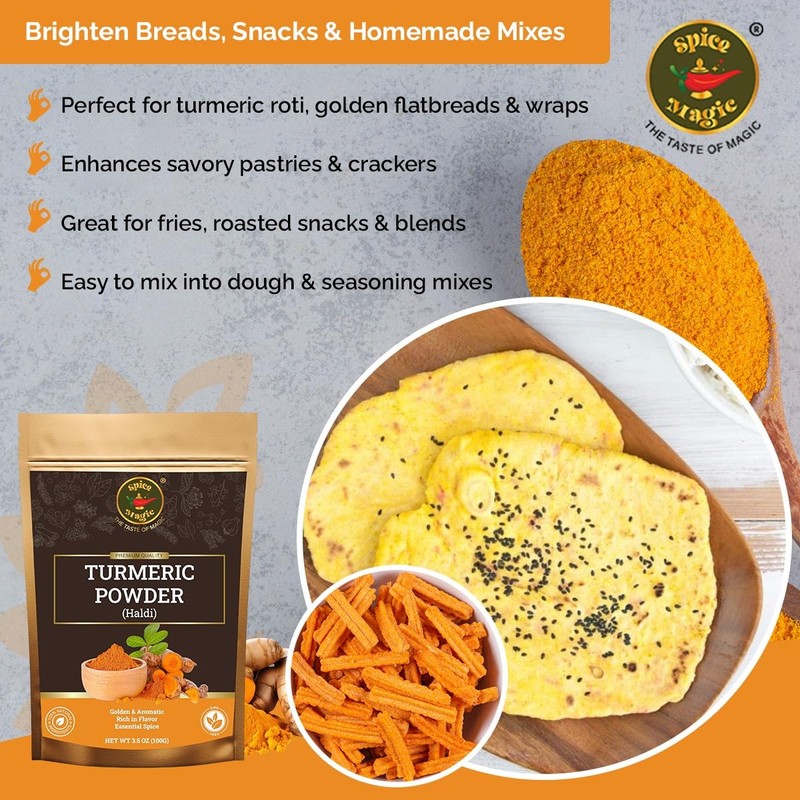 Spice Magic Turmeric Powder – 3.5 oz (100 g) |