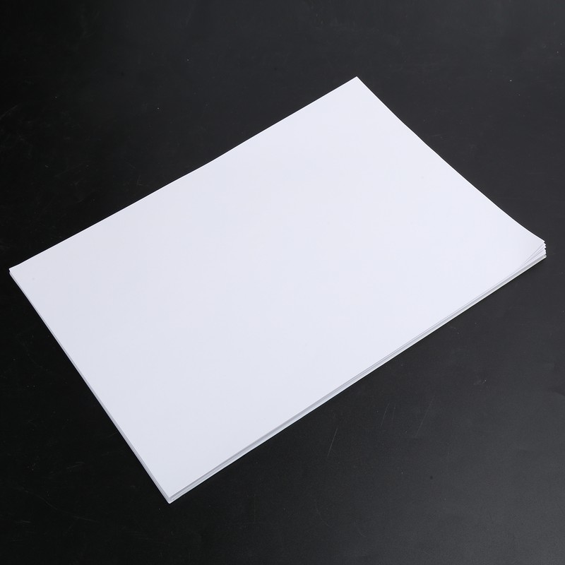 50Pcs Blank Badge Paper A4 Photo Printer Machine Supplies DIY