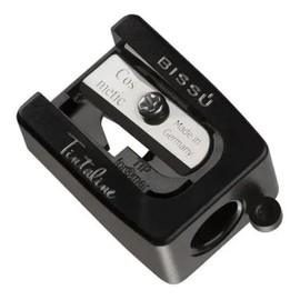 Bissu - Sacapuntas Negro sencillo para lapiz delineador Bissu Original 1 Par                                                                          