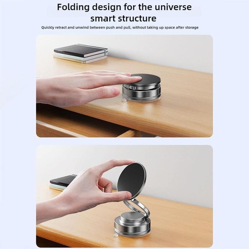 360° Adjustable Vacuum Magnetic Phone Holder – Suction Cup Mount