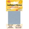 Kleiber + Co.GmbH Zephir Iron-On Patches, Cotton, Light Grey, 30