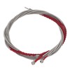 4Pcs Acoustic Bass String Set Stainless Steel Flexible Uniform Vibrations