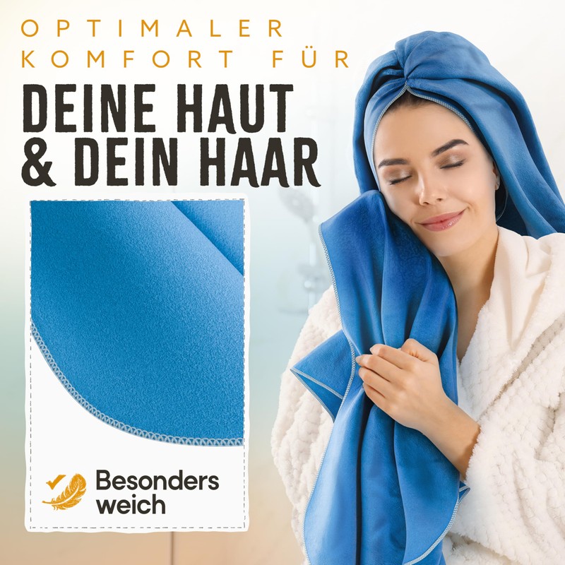 Backpacker's Journey Microfibre Towels in S, M, L, XL, Travel