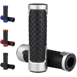 Amavoler Universal Motorcycle Handlebar Grips Fits for Motorcycles with 7/8" Left Grip and 1" Right,Make Your Motorcycle Unique.
