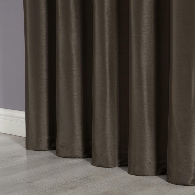 Chezmoi Collection Royale 4-Piece Jacquard Floral Window Curtain/Drape Set with
