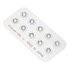 POWER JEWELRY 10 PCS Ear Urn Jewelry June Birthstone Color
