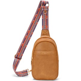 APHISON Sling Bag for Women Fanny Pack Crossbody Bags Trendy Small Backpack Chest Bags Travel Purse With Guitar Strap