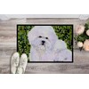 Caroline's Treasures SS8817MAT Bichon Frise Doormat 18x27 Front Door Mat