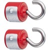 Dulton B520-329 Hooks, Red, Set of 2