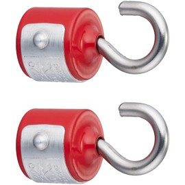 Dulton B520-329 Hooks, Red, Set of 2