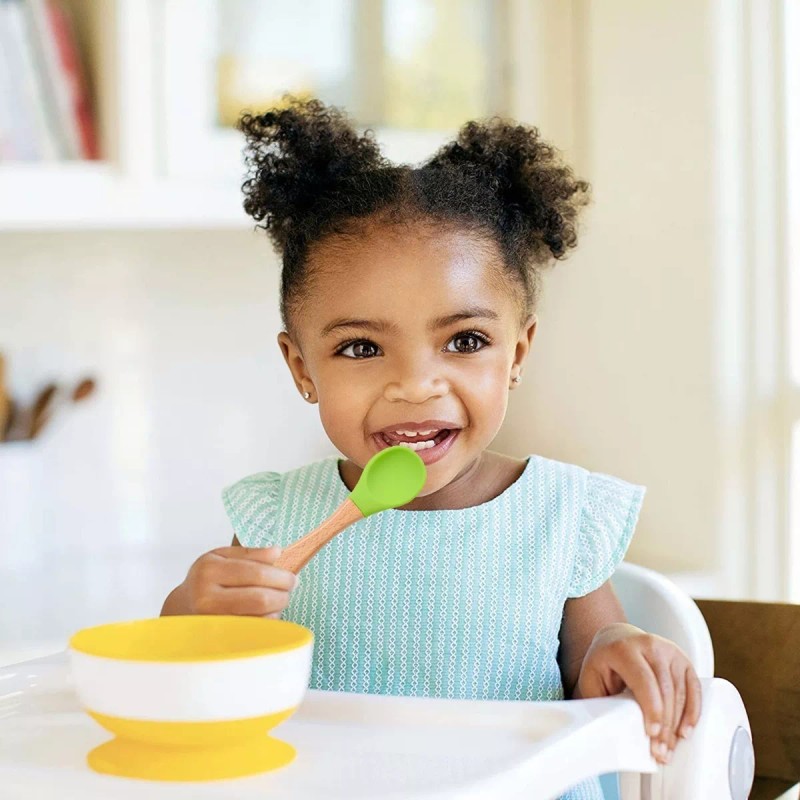 Cucharas Bebe Diferentes Colores, Libre Bpa, 4pack