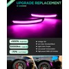PWOBVZ Pink Purple LED Side Marker Lights for Dodge Charger
