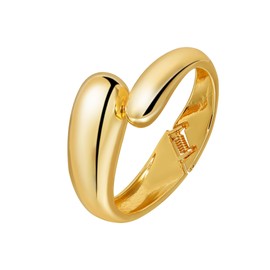 JJDreams Women's bangle, golden drop design bangle, large water drop design, statement jewellery for wrist and arm