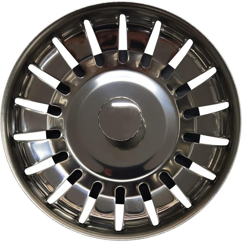 AONAT 2PCS Sink Strainer Plug,Kitchen Sink Stainless Steel Thicken Strainer