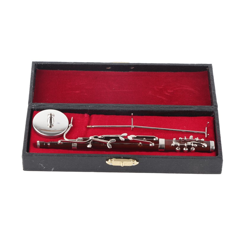 Basson Ornaments Miniature Decoration Mini Musical Instrument Model Gift Craft