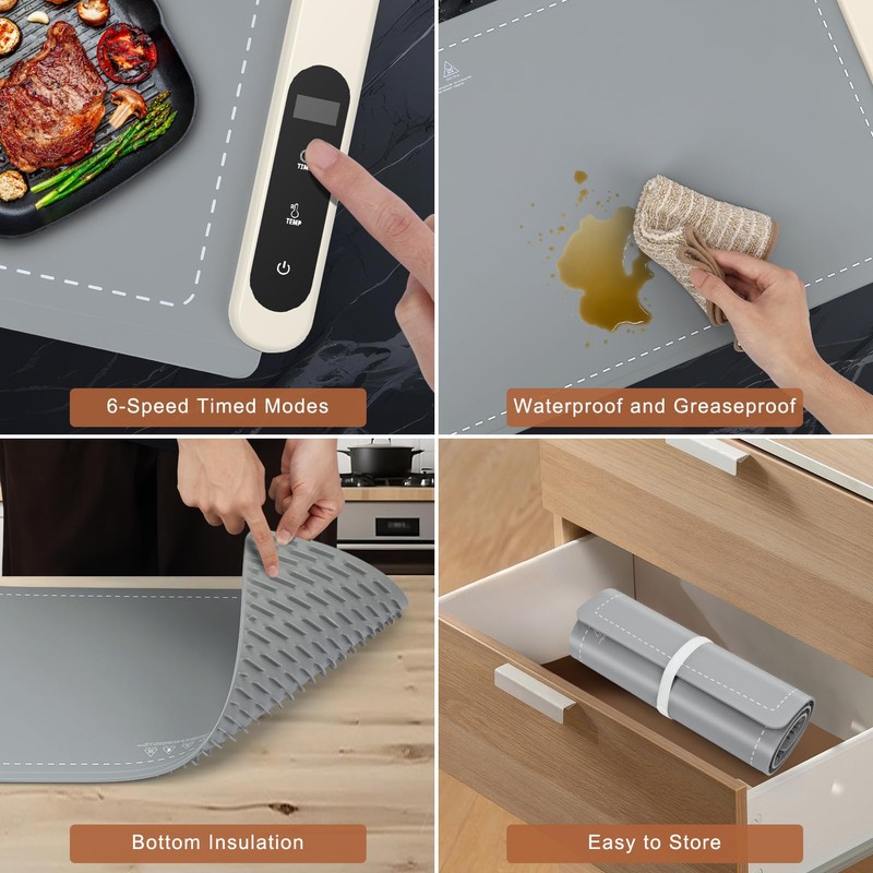 FYY Extra Large Warming Mat for Food - Rapid and