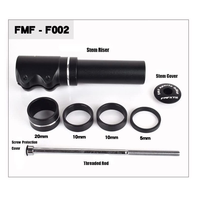 FOMTOR Bike Stem Riser, 150 mm Handlebar Stem Riser, Stem