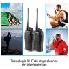 Kit De 2 Radios Intercomunicadores | rad-010 Negro - 2 Piezas