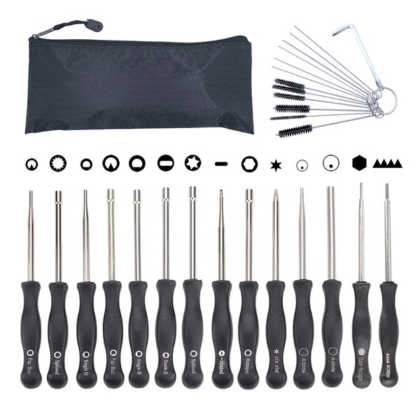 Hippotech 14 Pcs Carburetor Adjustment Tool Screwdriver Kit with Cleaning