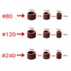 Yesallwas Sanding Band, 186 Piece Set, Mini Router, Polishing, 80#/120#/240#,