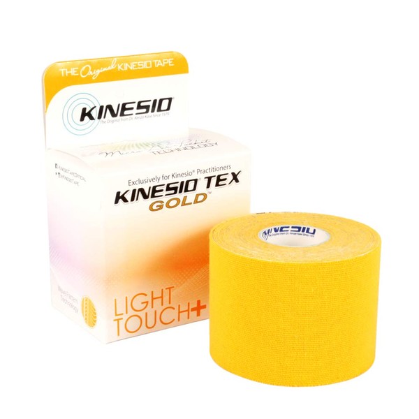 Kinesio Taping - Elastic Therapeutic Athletic Tape Tex Gold Light Touch - Kinmokusei Orange – 2 in. x 13 ft