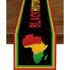 Nepnuser Black History Month Table Runner African American National Holiday
