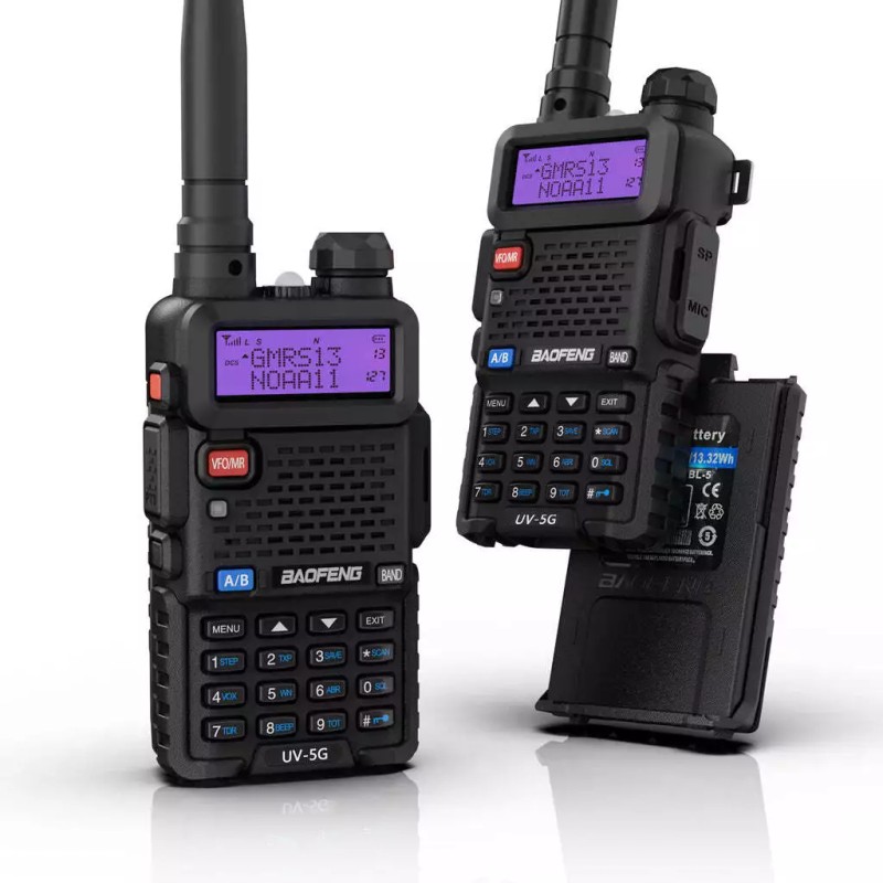 Baofeng UV-5X / UV-5G [1 Pair] GMRS Radio | 5W