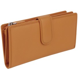 Golunski Ladies Leather Tabs Wallet Graffiti Gift Box Colours, yellow, Casual