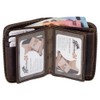 Ledershop24 5508 Gift Set Men's Leather Street Bag Wallet with
