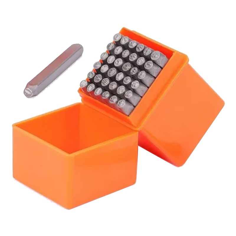 37Pcs Number Letter Punch Set Letter and Number Metal Stamping