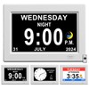 CAZOKASI 8inch Extra Large Impaired Vision Digital Alarm Clock with
