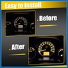 A ABSOPRO 5pcs DC 12V 1.2W T5 Dashboard Light Blub