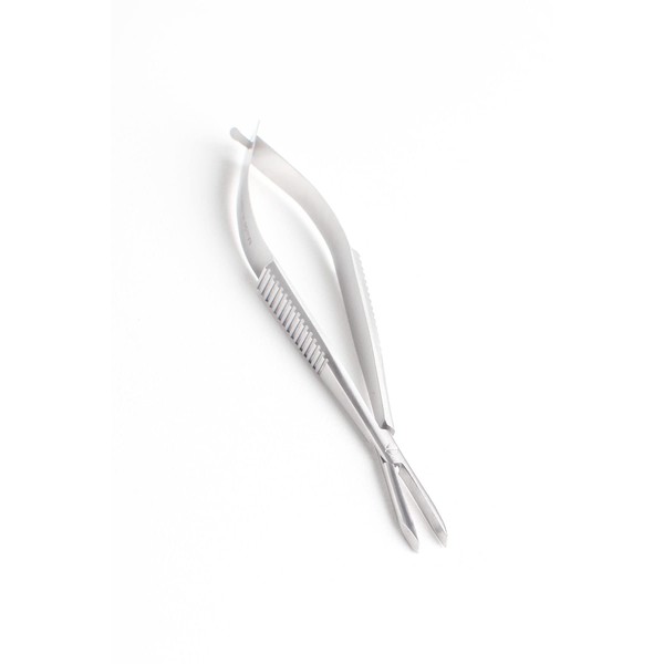 Eyebrow Tweezer with Spring Handle 3mm Slant, Surgical Stainless Steel,