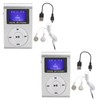 Beufee 2Pcs Mini MP3 Player, Digital Music Player MP3 Music