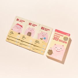Me Factory [Me Factory] Blackhead removal pore management 3-stage pig nose pack, 3 pieces / [미팩토리] 블랙헤드제거 모공관리 3단 돼지코팩 3매입