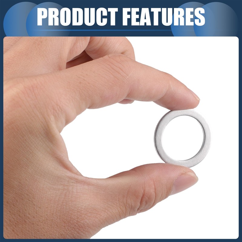INFINAUTO Oil Drain Plug Gasket 20mm 0.79" ID No.94109200000 Aluminum