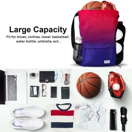 Risefit Waterproof Drawstring Gym Bags, Swim Bags for Adults, PE Kit Bags for Kids School