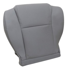 NLQR Front Driver or Passenger Bottom Replacement Perforated Seat Cover Graphite Gray Microfiber Leather Compatible with Toyota Sequoia Tundra 2007-2013