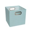 JJ Cole Heather - Caja de almacenamiento, 27.9 cm, azul
