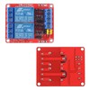 2PCS DC 12V 2 Channel Relay Module with Isolated Optocoupler