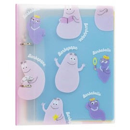 Greeting Life Barbapapa 2 Hole Binder A5 Size Clear BBZ-308 Blue