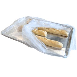 FSE Bun Pan Covers, Sheet Pan Bags, 28" x 7" x 33", .5 Mil Thickness, (Case of 600 Covers)